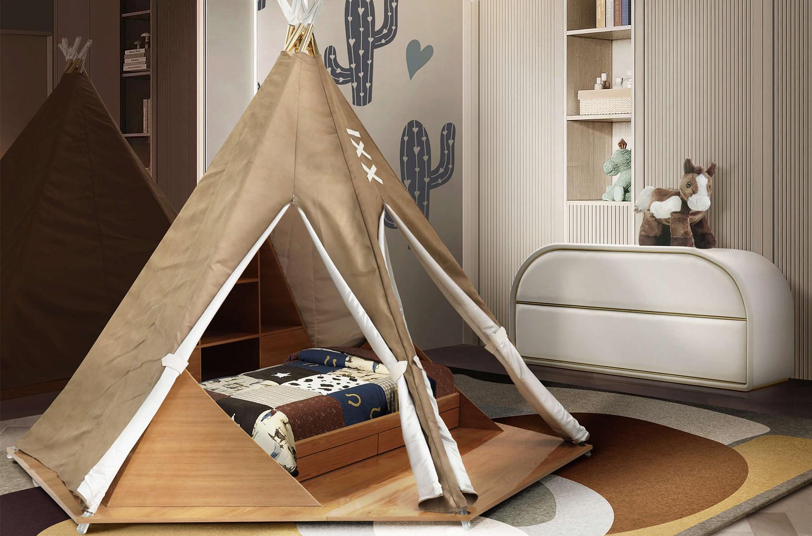 Tribal Hideout Bed