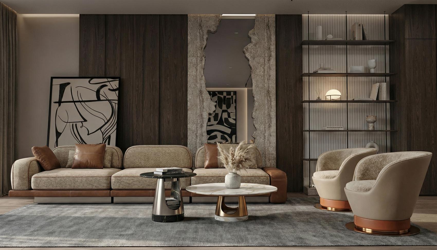 Aura 3-Seat Sofa Italian Design