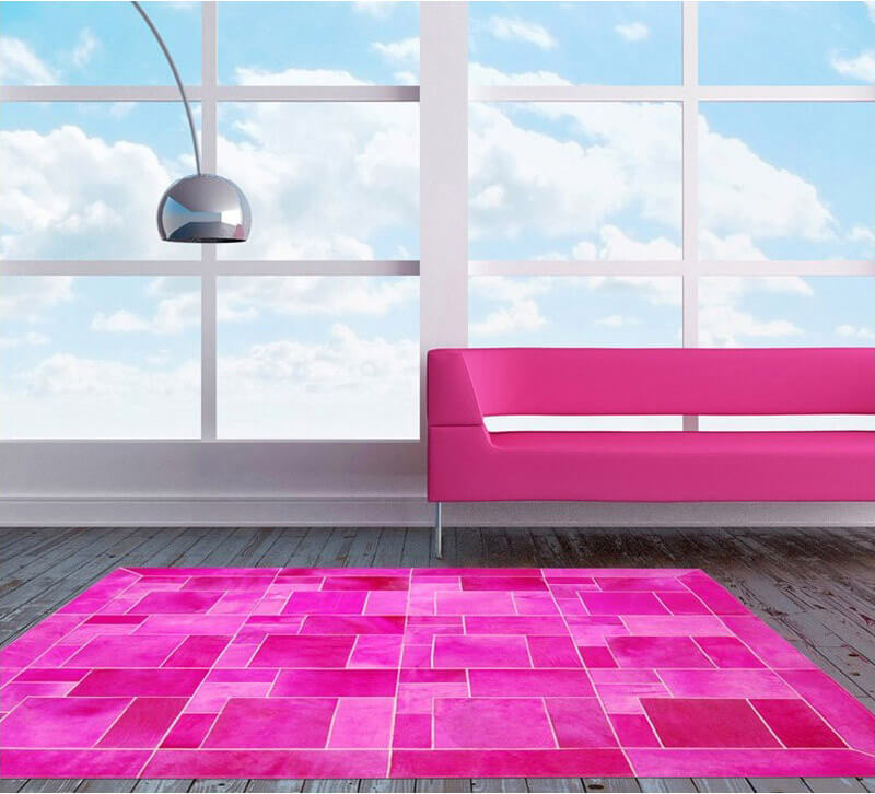 Puzzle Cowhide Rug | Size: 220 × 300 cm