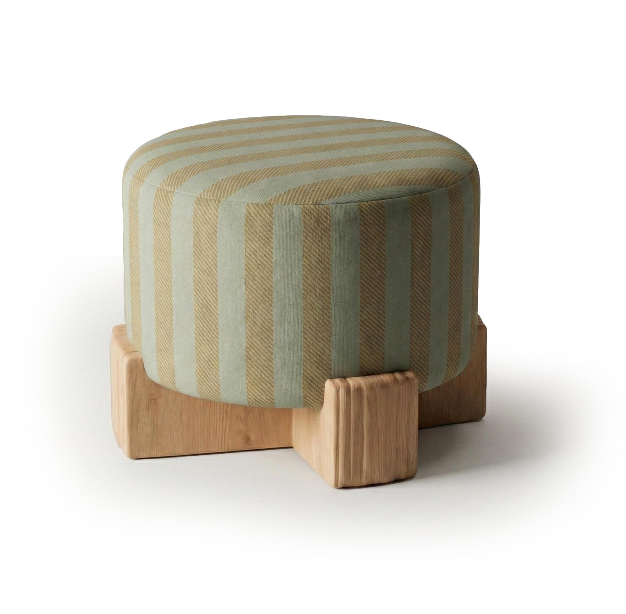 Twin Crafted Pouf