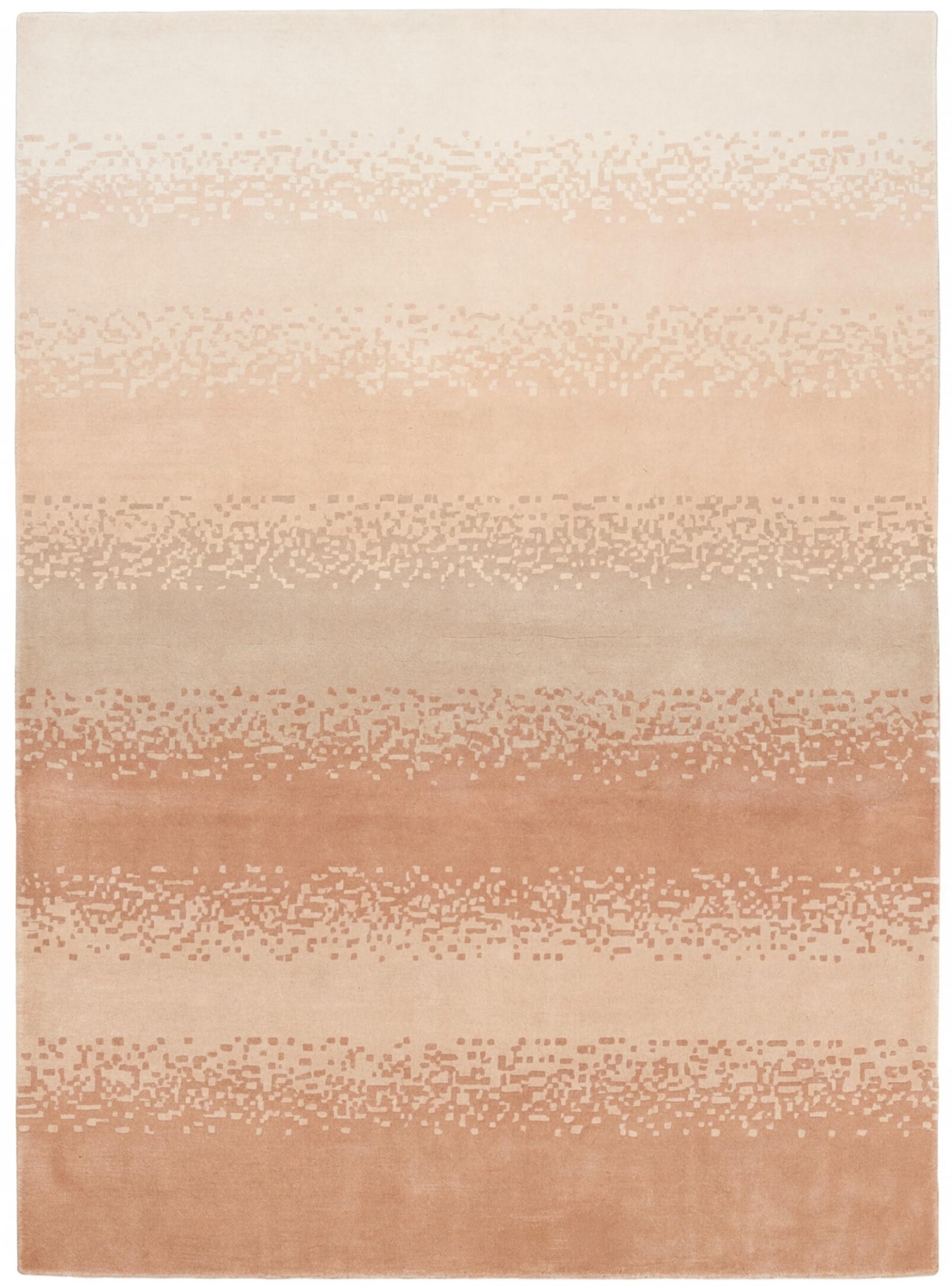 Soft Ombre Blush Artisan Rug