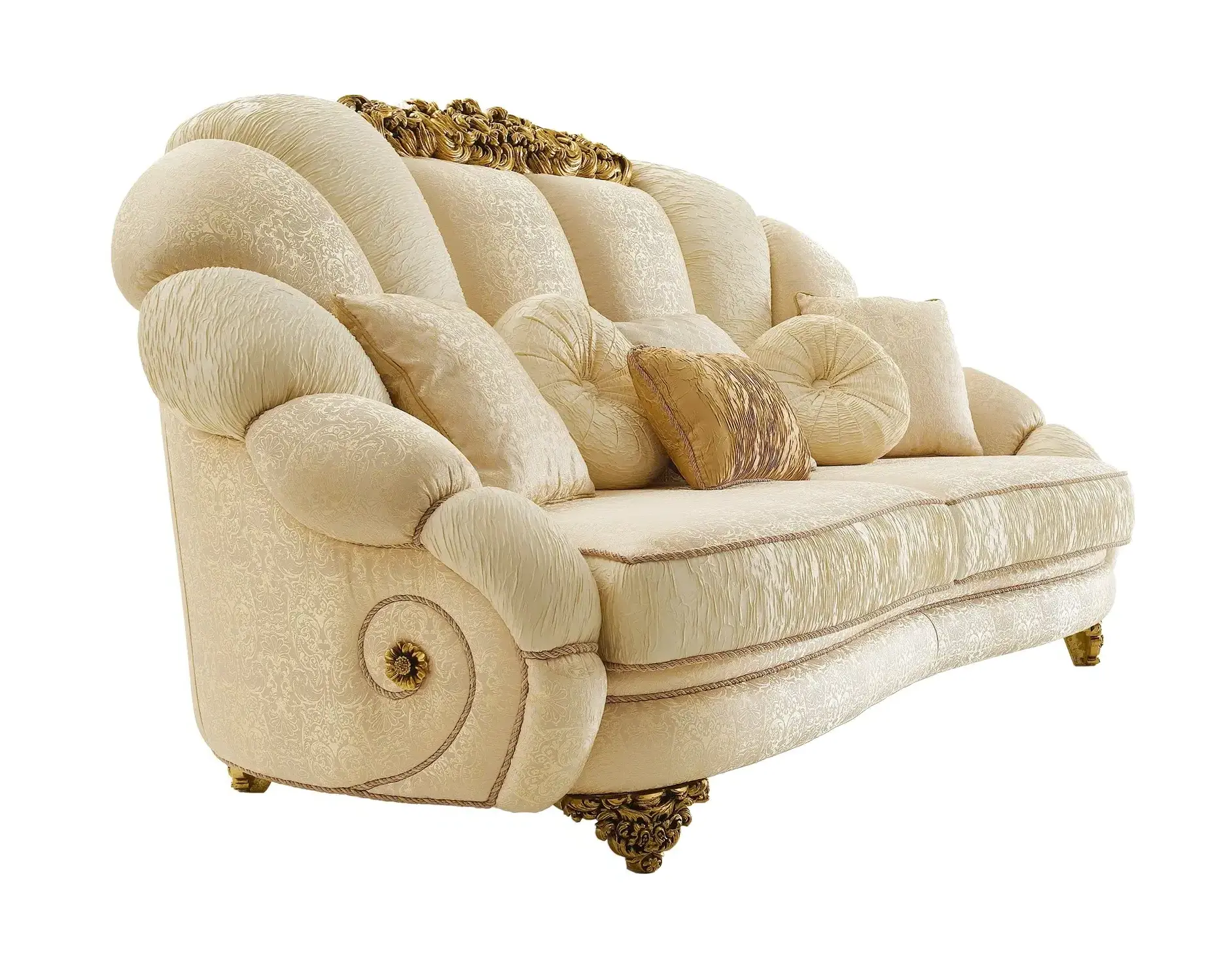 أريكة قماش إيطالية ملكية | التكوين: 2-Seat