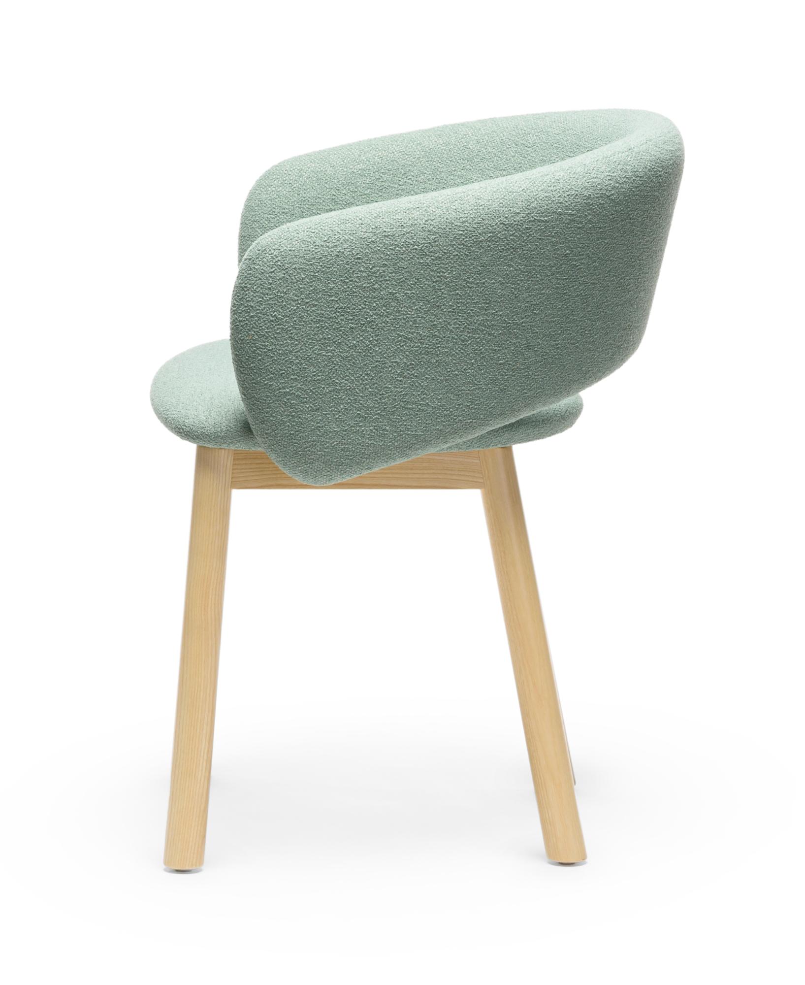 Bel Light Green Ash Wood Chair