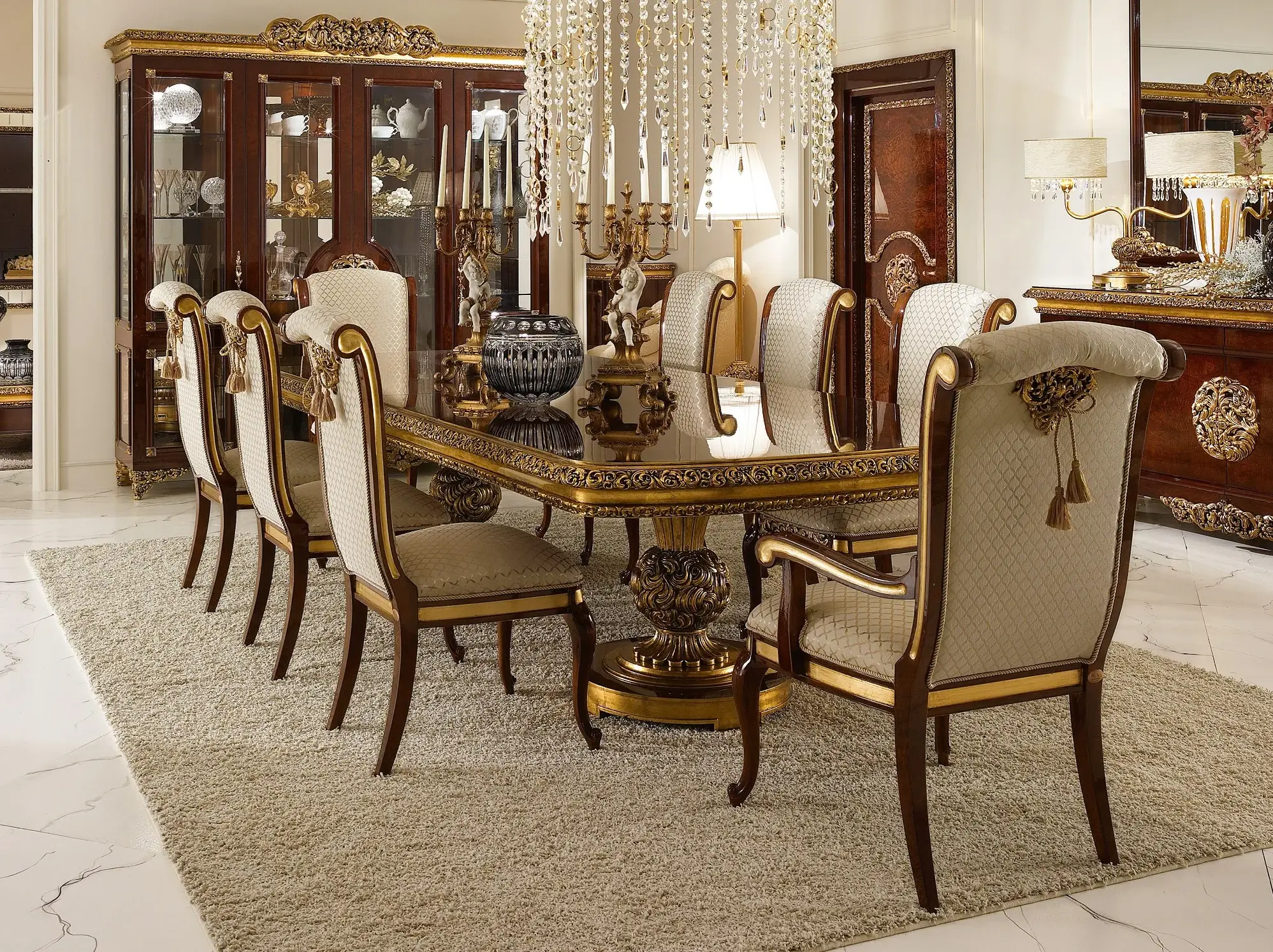 Elegance Dining Table | Configuration: Fixed