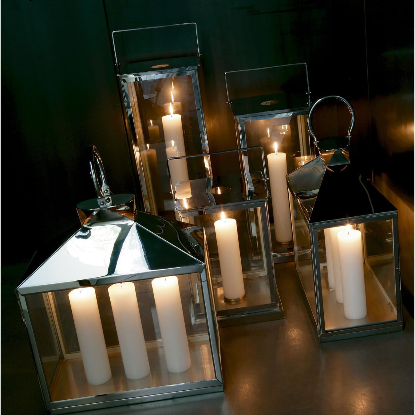 Pyramid Medium Outdoor Lantern Italian Design