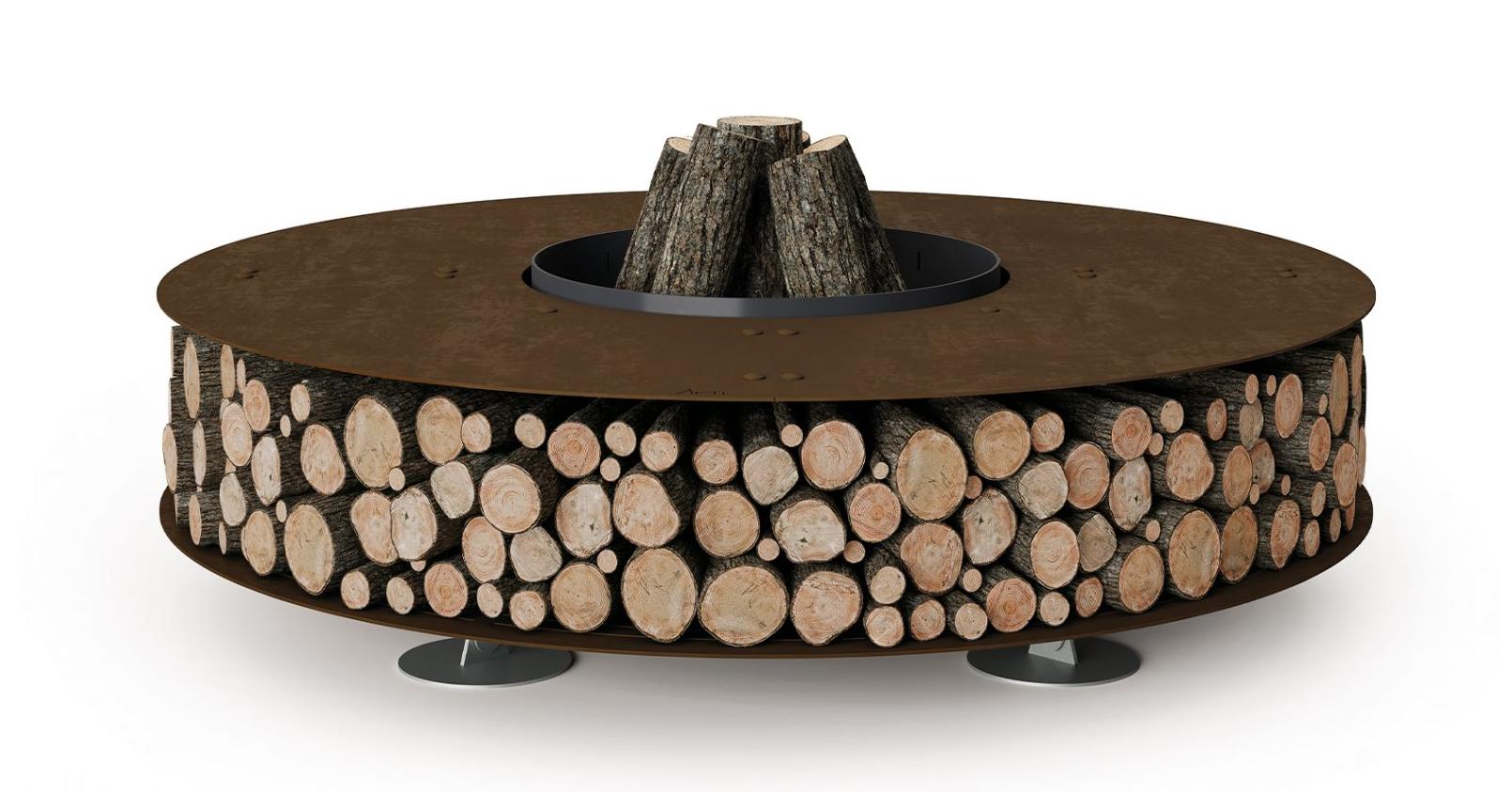 Zero Steel Fire Pit | Finishing: Corten | Dimensions: Ø 150 cm