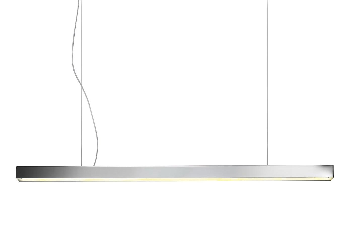 Polished Nickel Linear LED Suspension Light