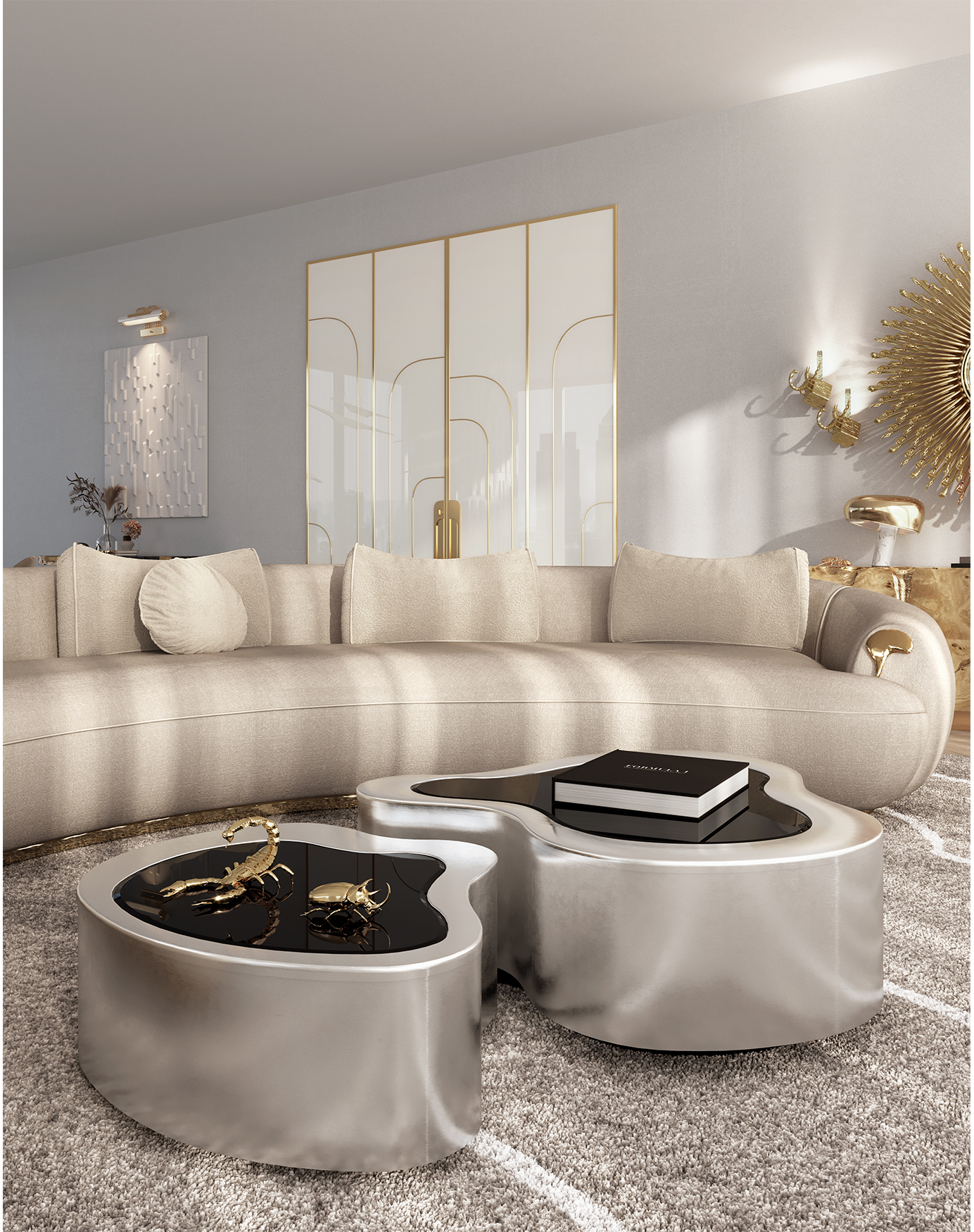 Crest Coffee Table Set