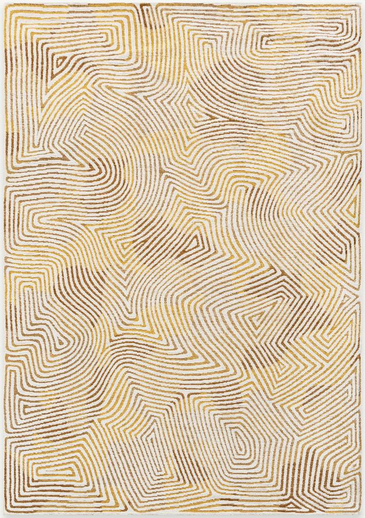 Yellow Hippy Rug | Size: 240 × 340 cm