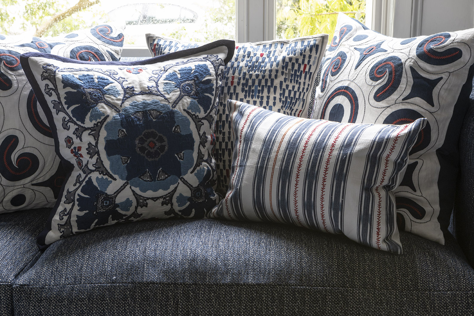 Alexi Indigo Cushion