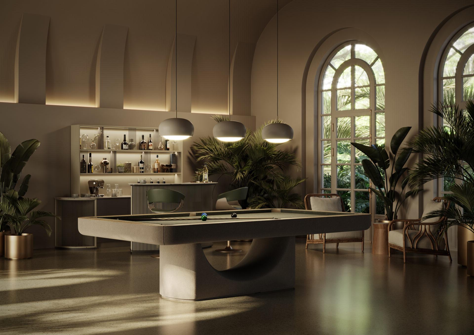 Elegant Pool Table