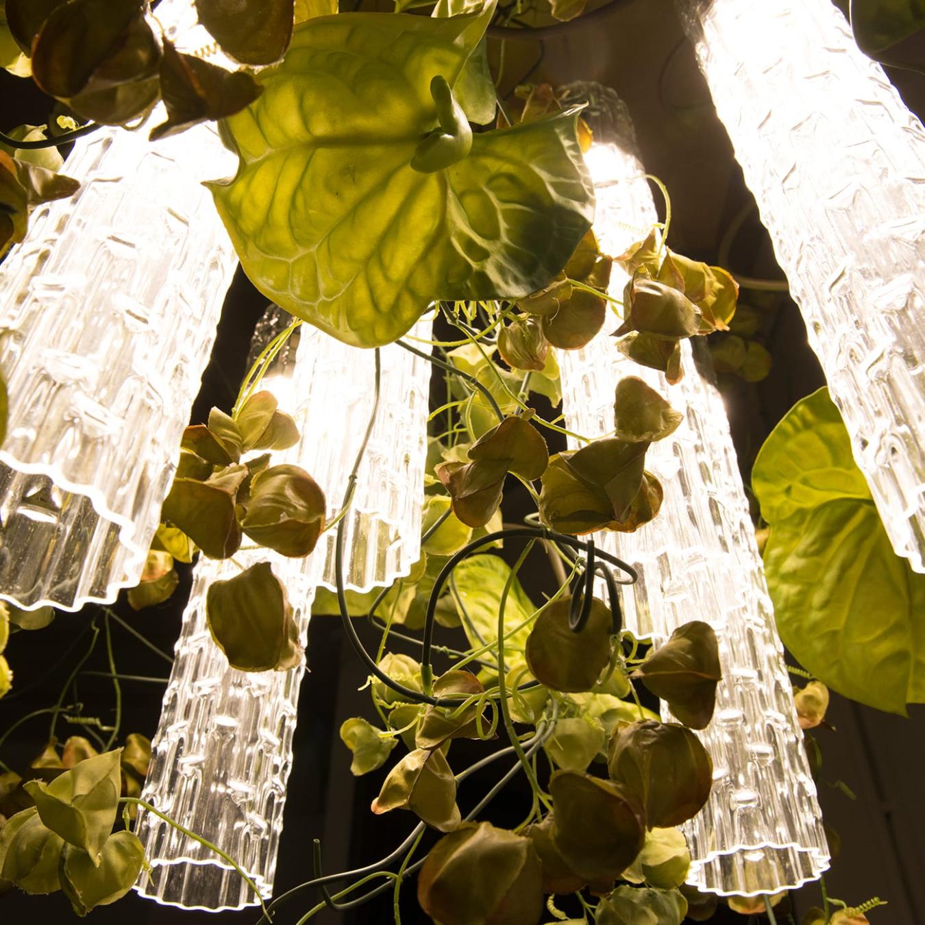 Physalis Anthurium Handcrafted Chandelier