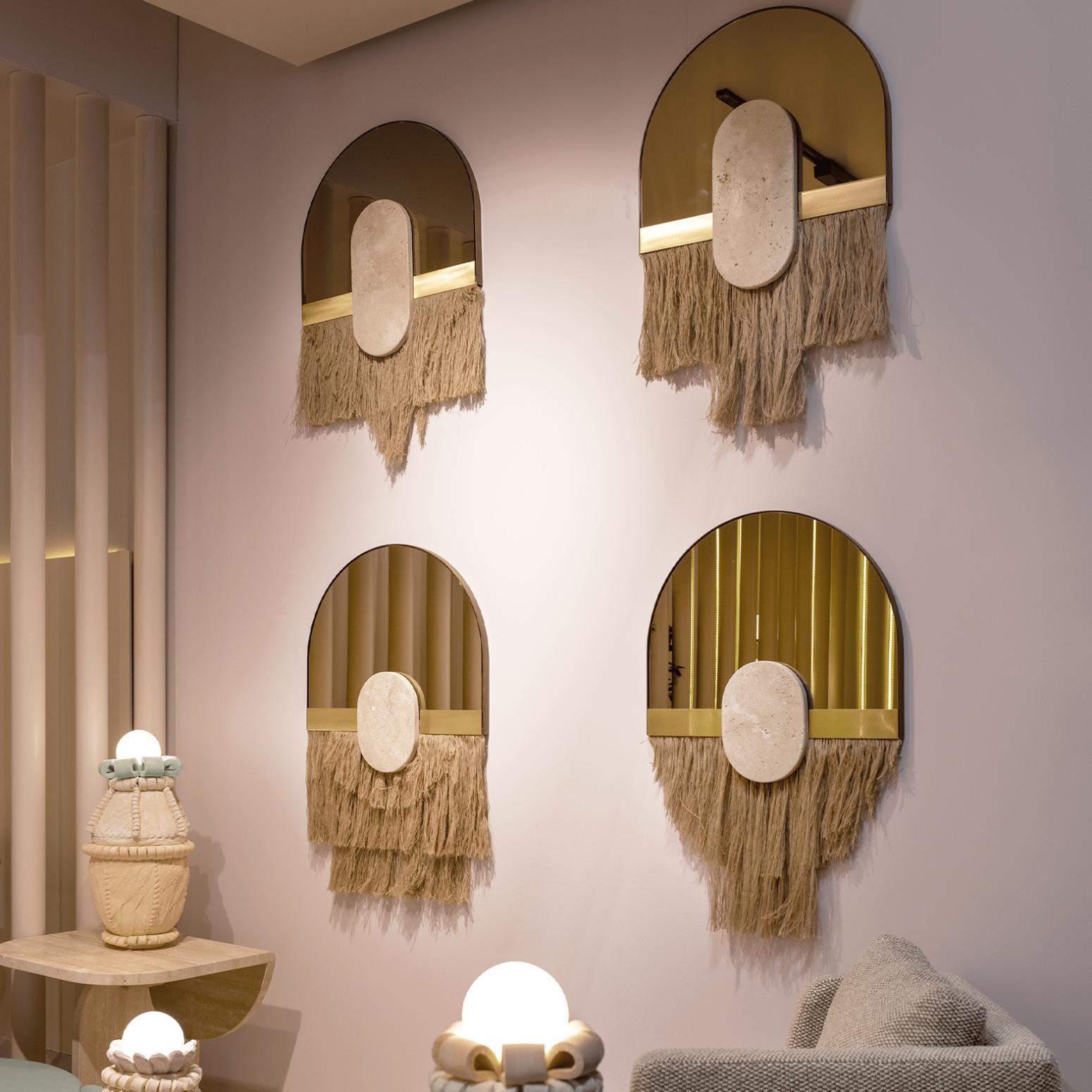 Souk Ecru Latte Mirror