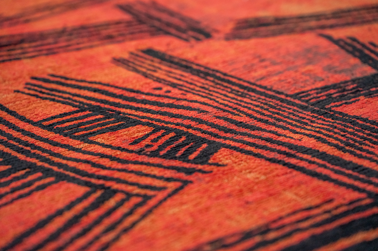 سجادة كانجي زنجبيل شوكولاتة الفاخرة البلجيكية | المقاس: 80 × 150 cm