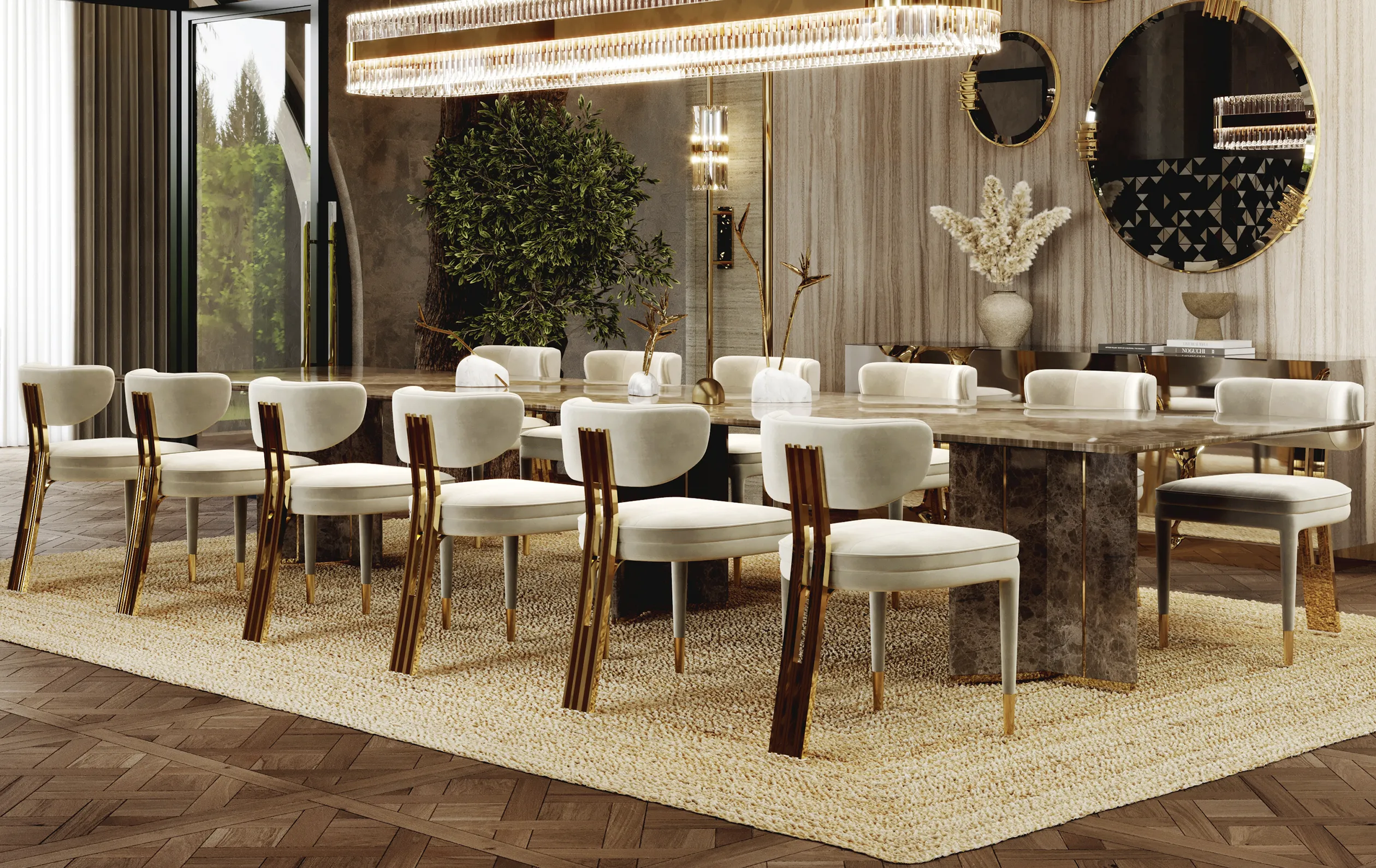 Lattice Dining Chair - 6