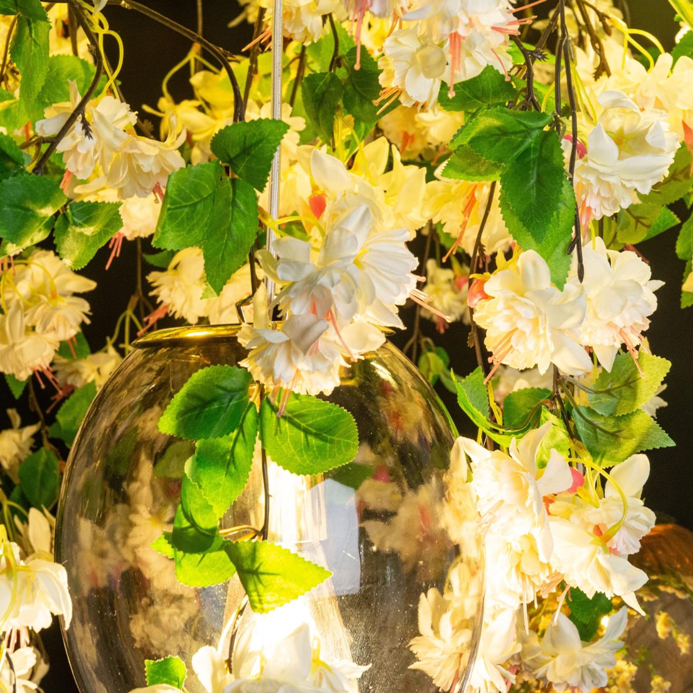 Crystal Egg Cascade Handcrafted Chandelier