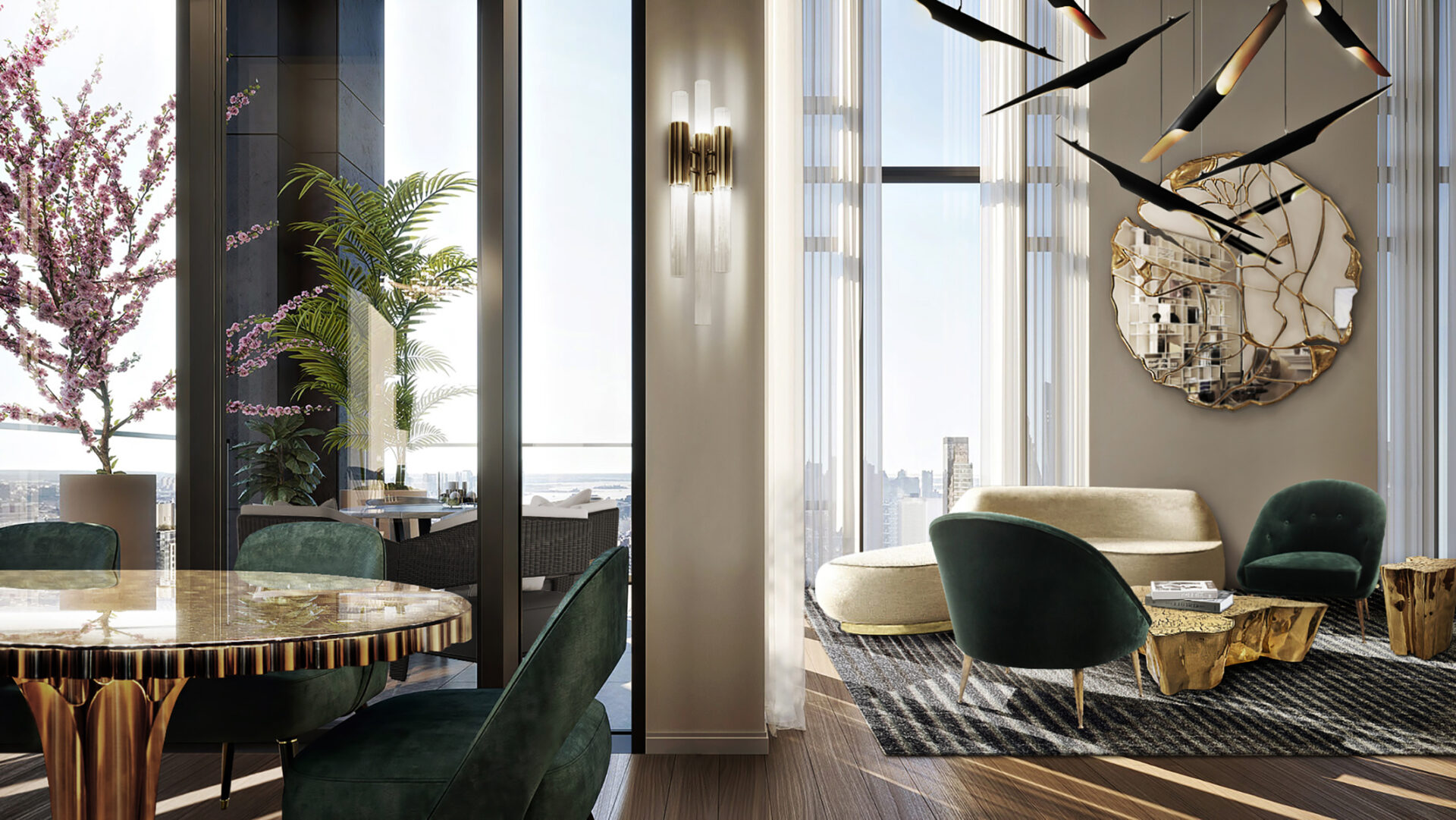 Deep-Tone Suspension Lamp - 20