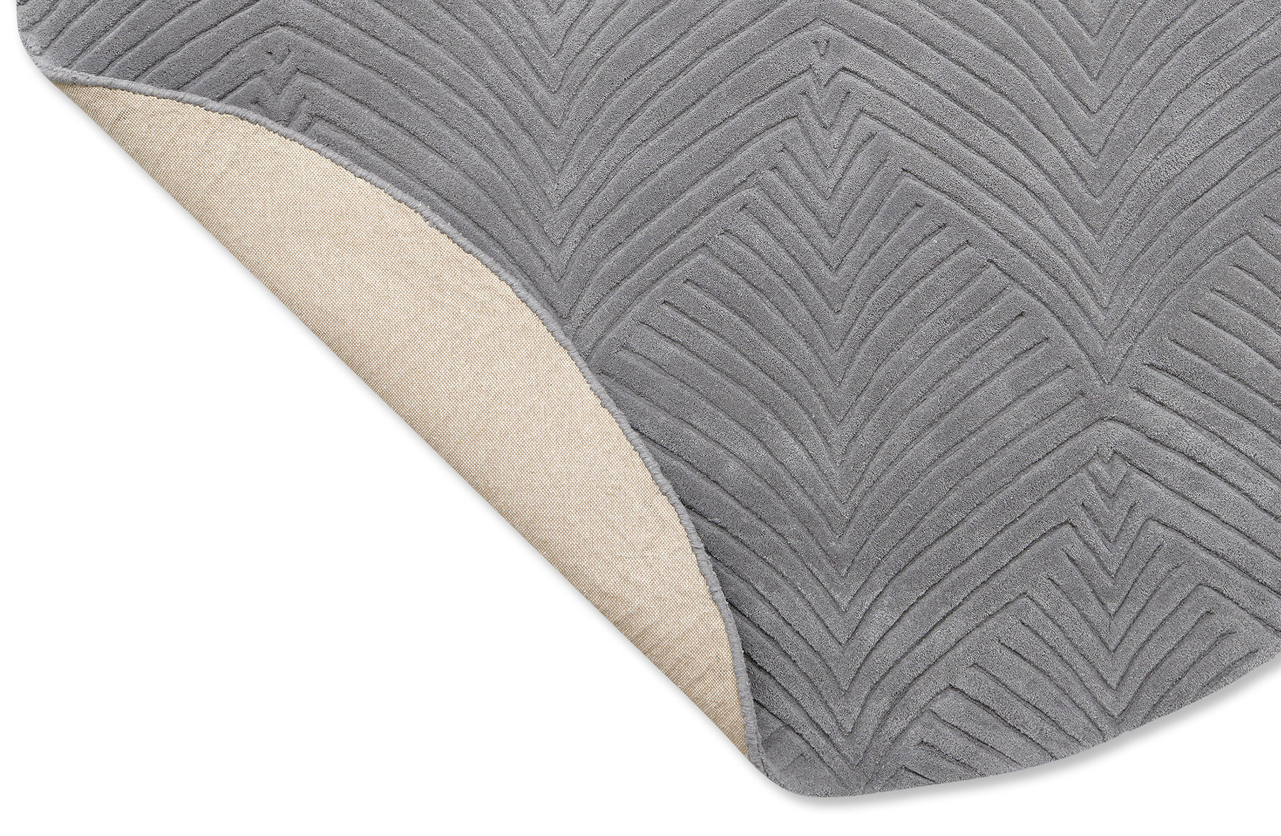 Folia Cool Grey Rug | Size: Ø 150 cm