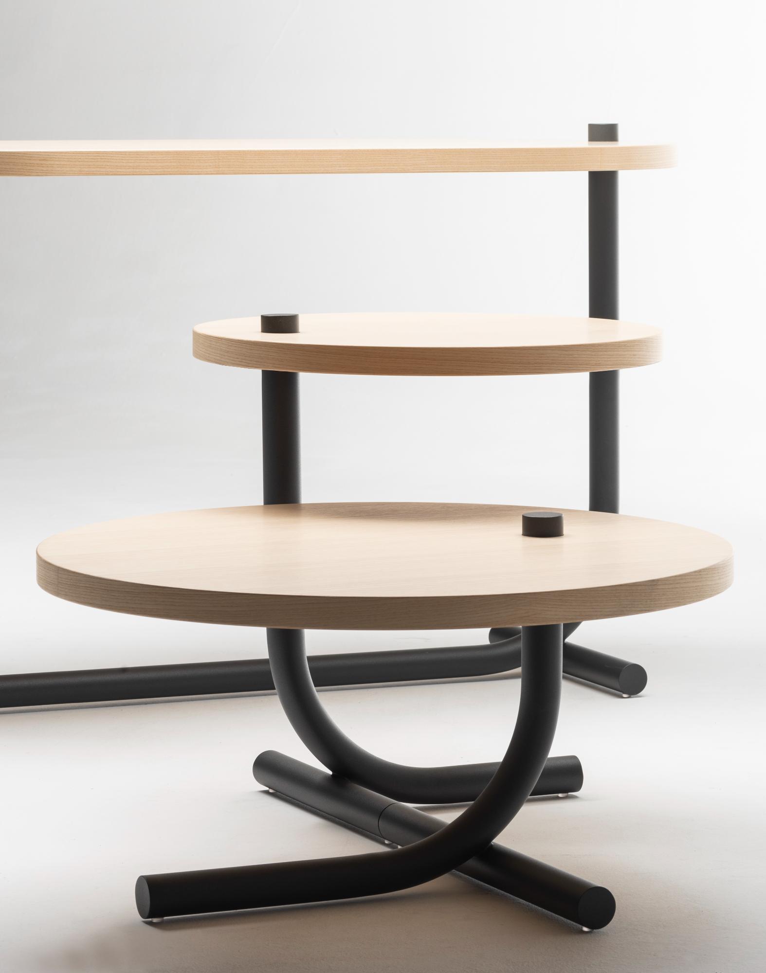 Bubalus Anthracite Side Table