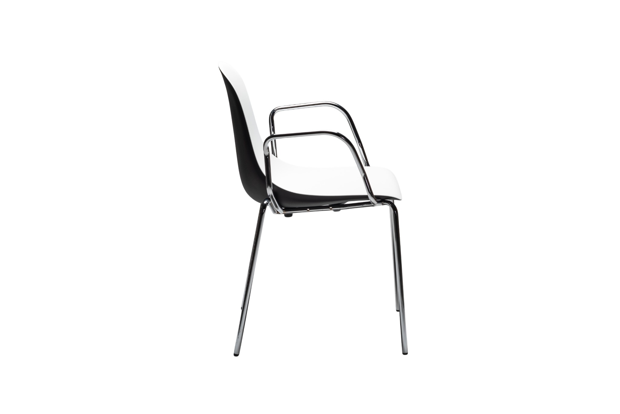 Gotham Black & White Chair (Set of 2)