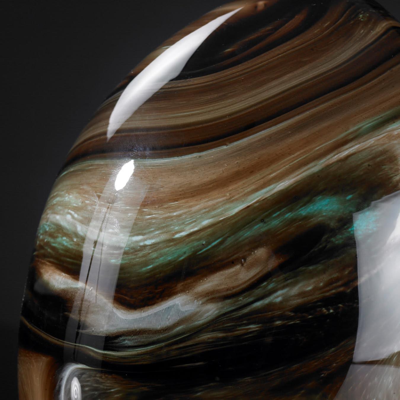 Crystal Egg Brown Artisan