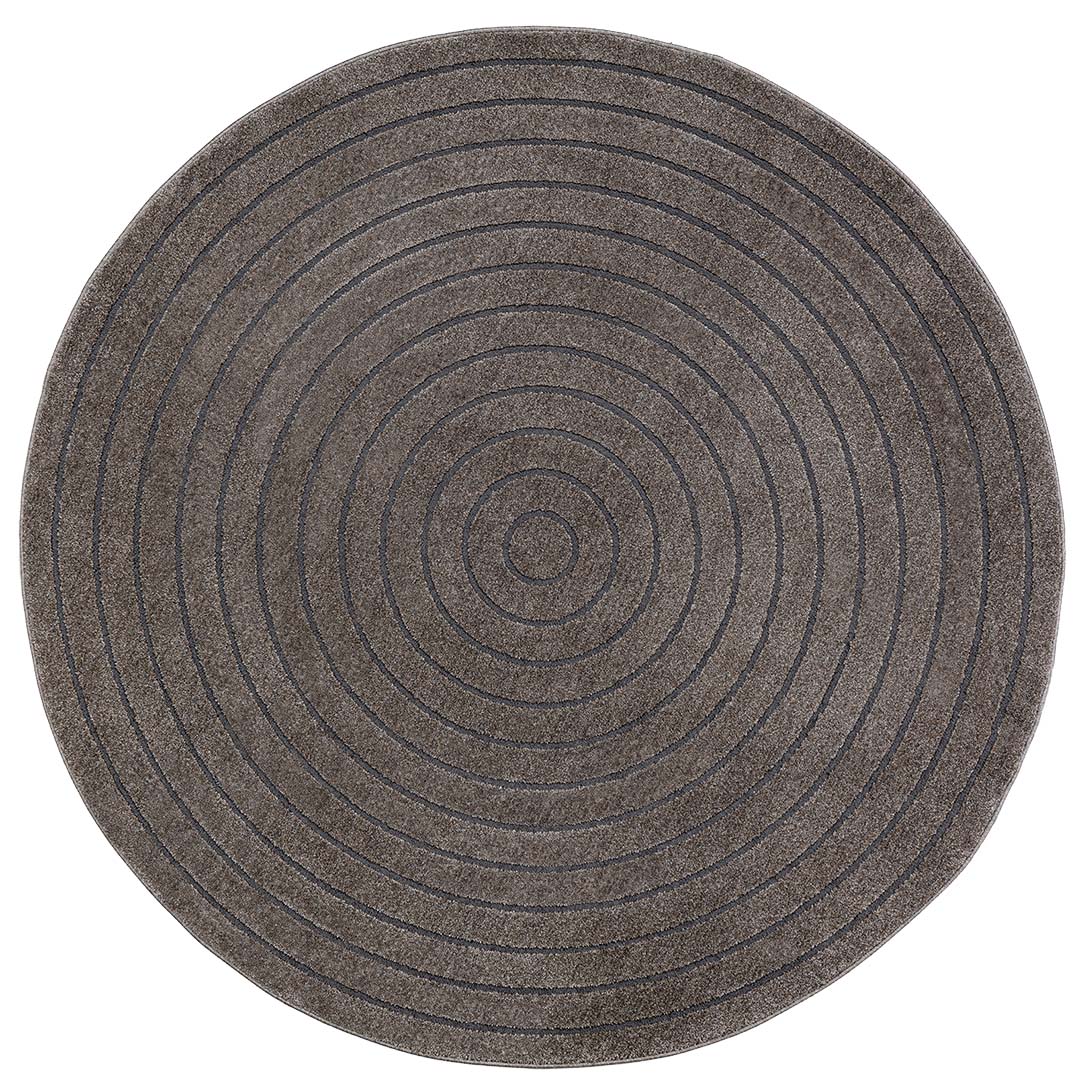 Cortina Sfera Taupe Round Rug