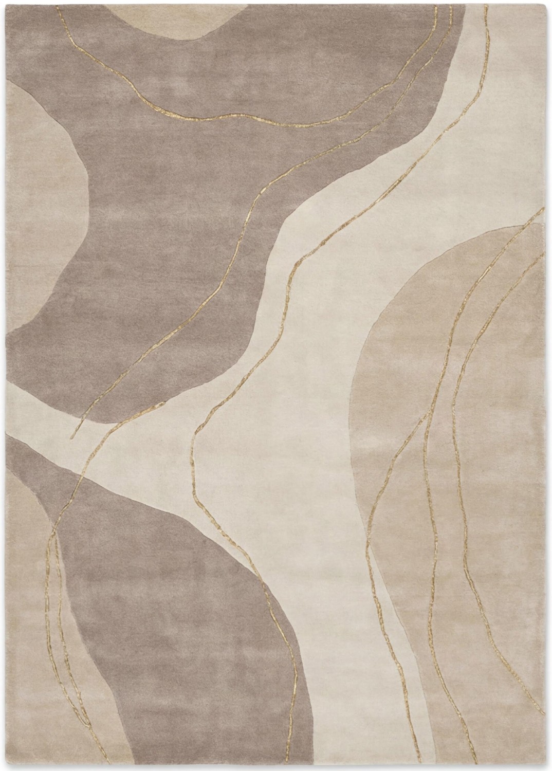 Soft Contours Handmade Rug