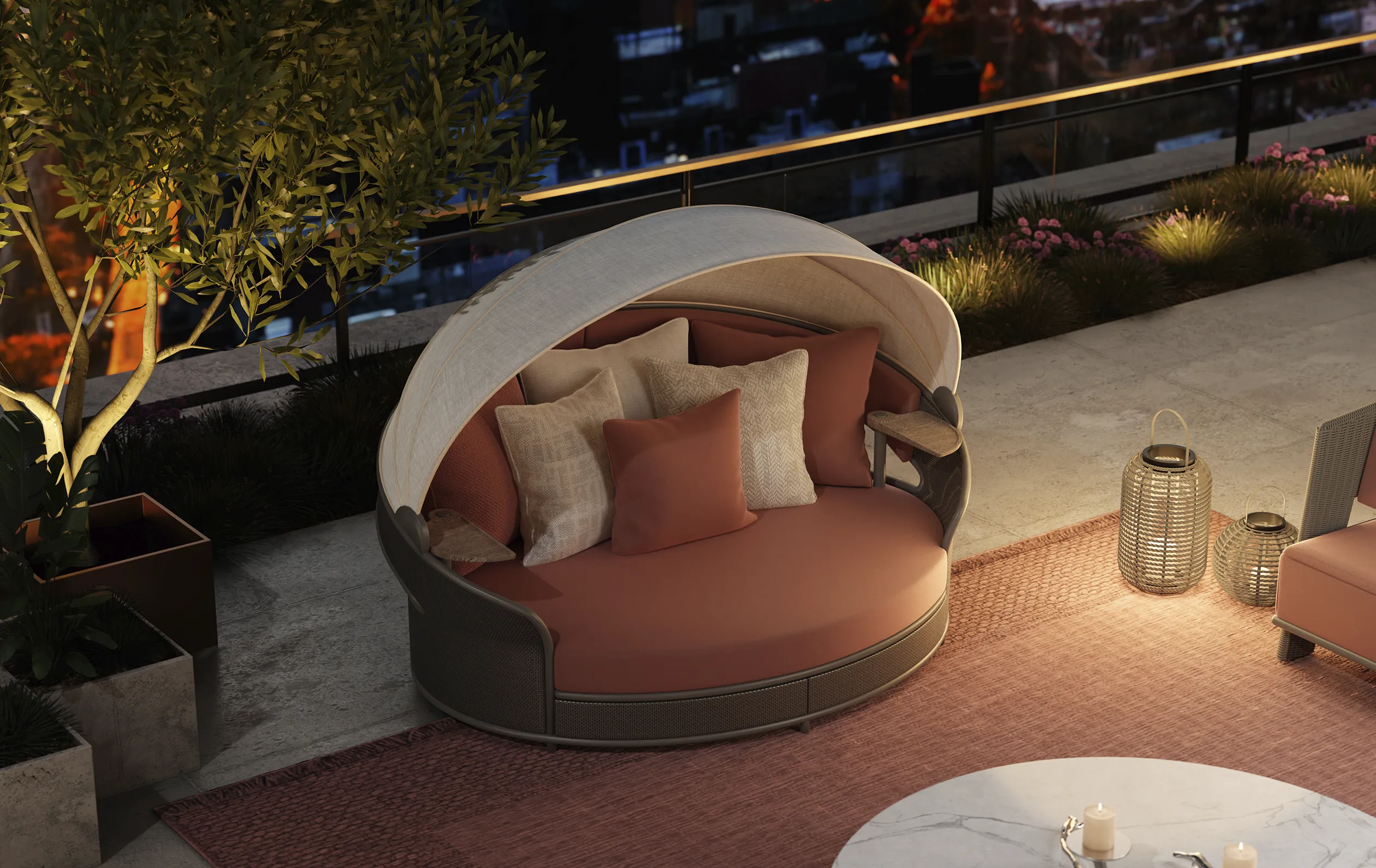 Crown Grey Daybed - 1