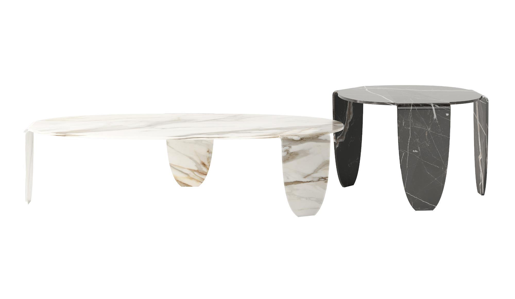 Arturo Artistic Glass Accent Table