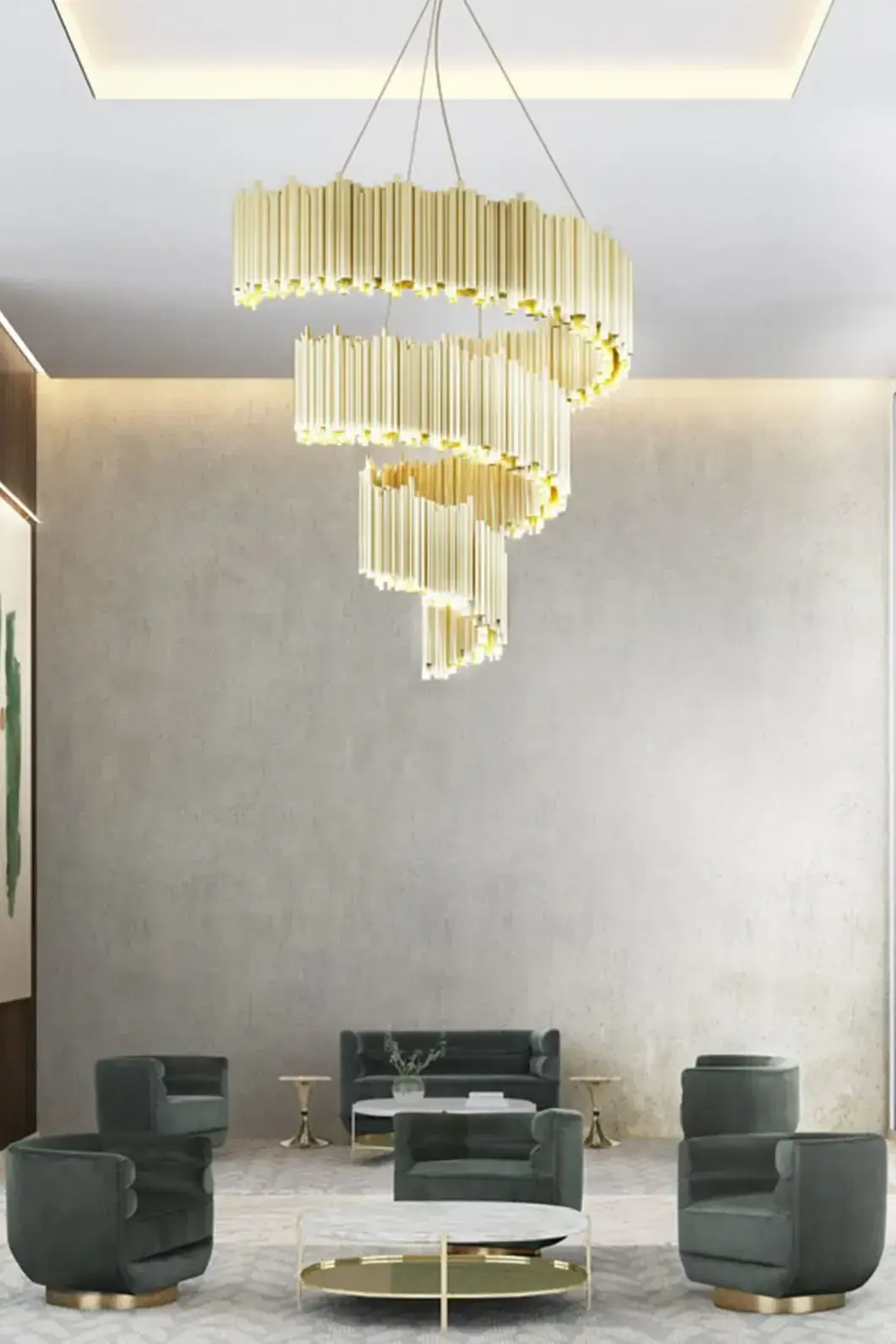 Harmony Spiral Chandelier