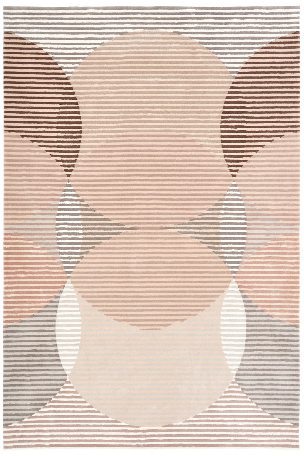 Sinking Circles Nude Rug