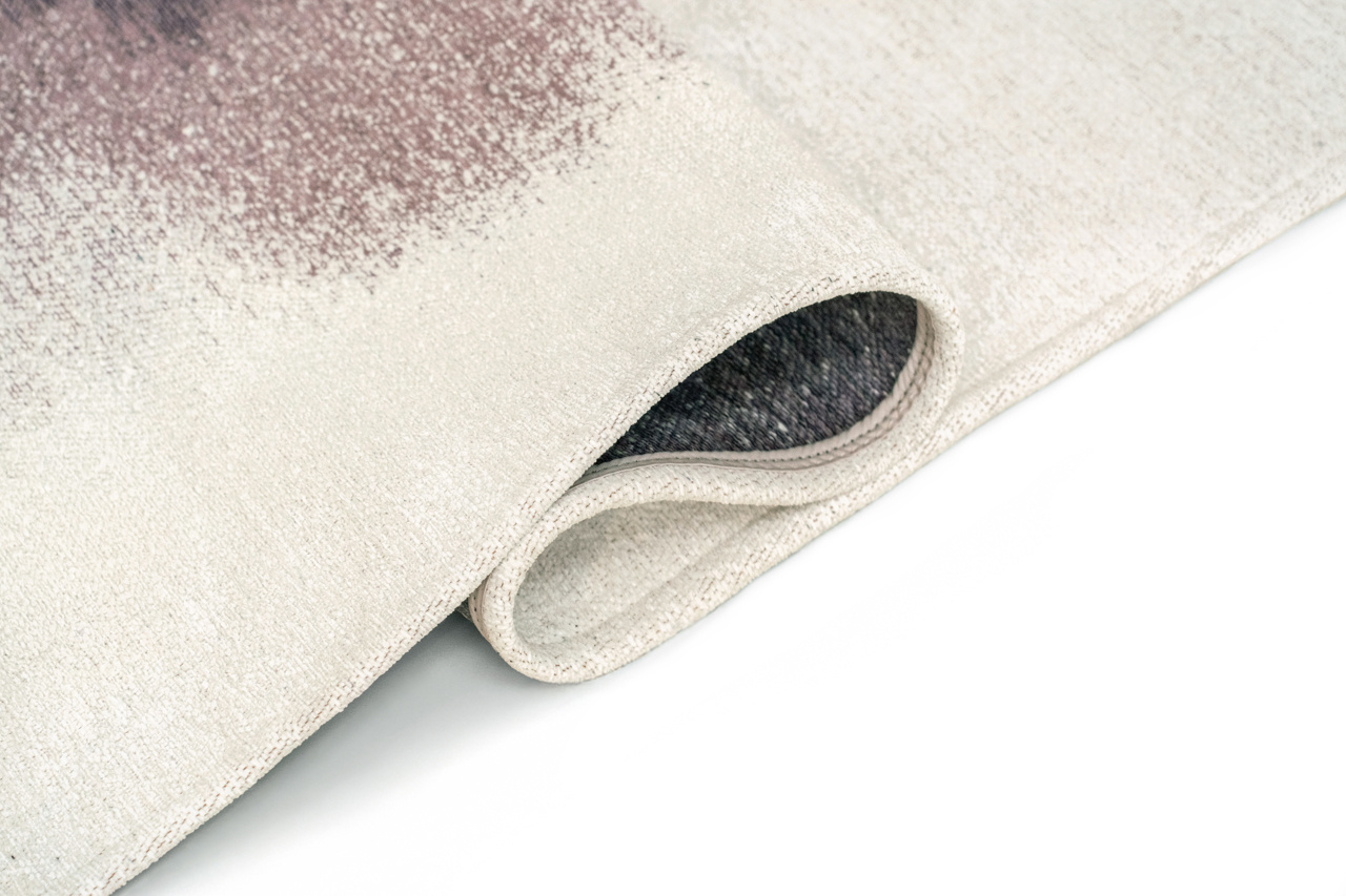 Drop Purple Smoke Belgian Designer Rug | Size: 100 × 140 cm