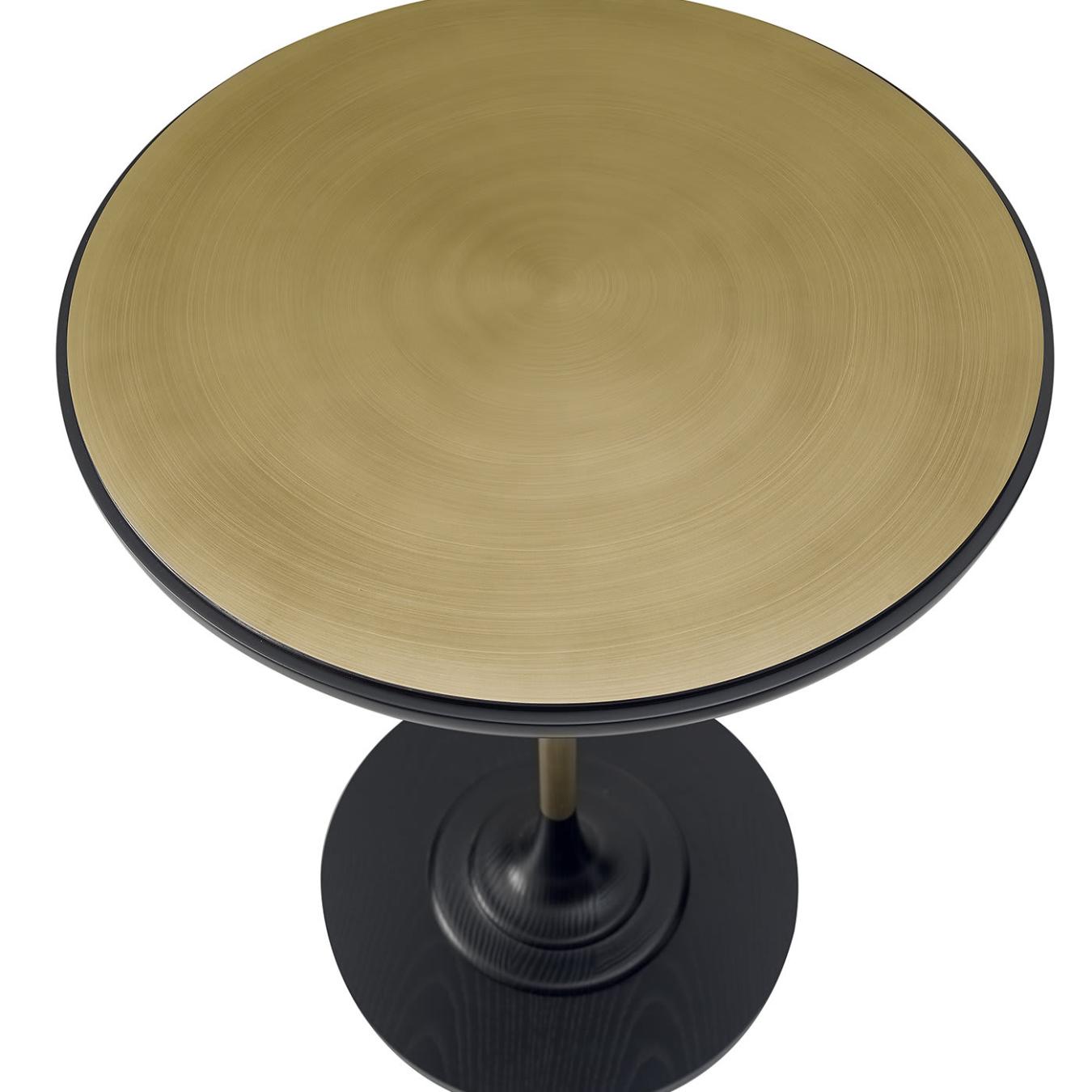Brass Top Side Table | Dimensions: Ø 50 × H 60 cm Brass Top Side Table | Dimensions: Ø 50 × H 60 cm