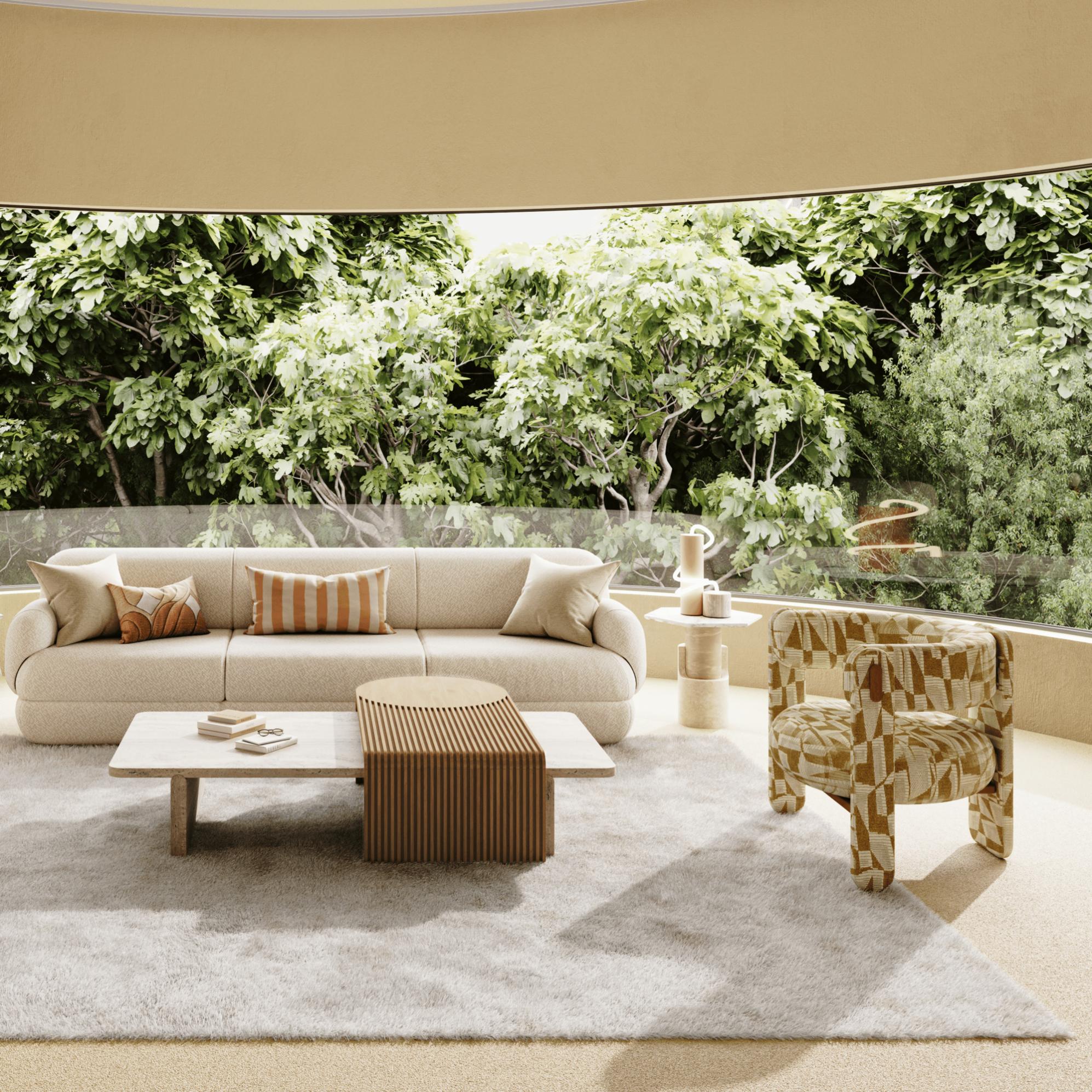 Stick &amp; Stone Artisanal Coffee Table - 3