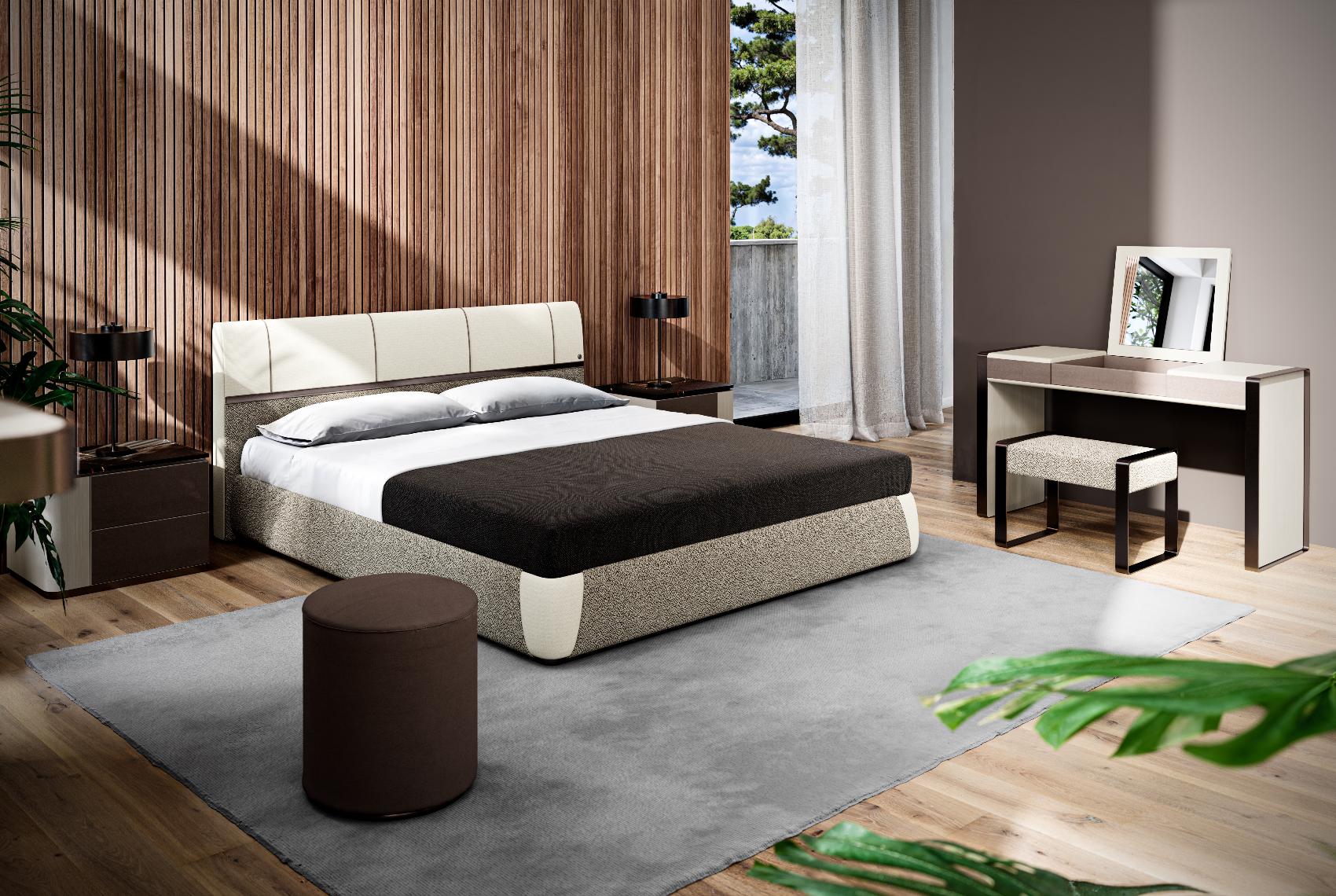 Dorian Italian Bed with Headboard