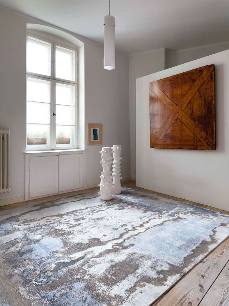 Silver Blue Rug