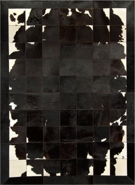 سجادة «أڤيليس» من جلد البقر | المقاس: 160 × 220 cm