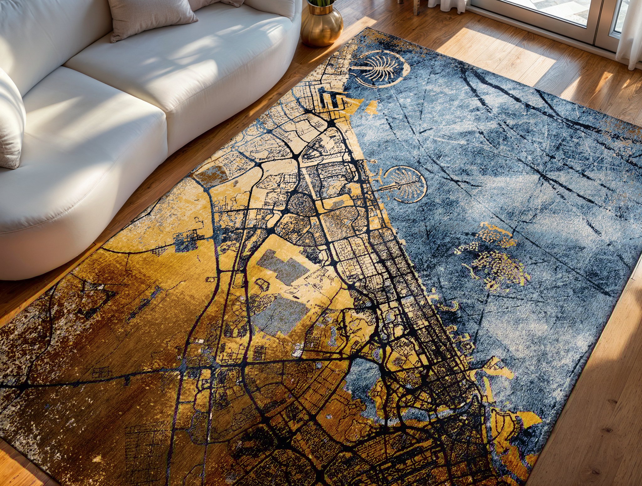 Gold Sea Rug | Size: 280 × 390 cm