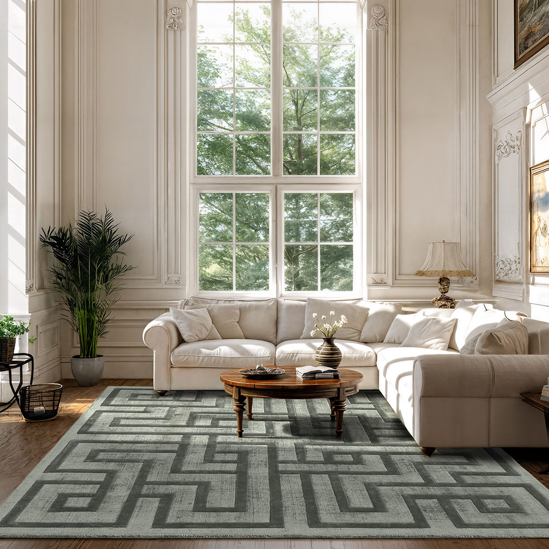 Labyrinth Laurel Contemporary Rug