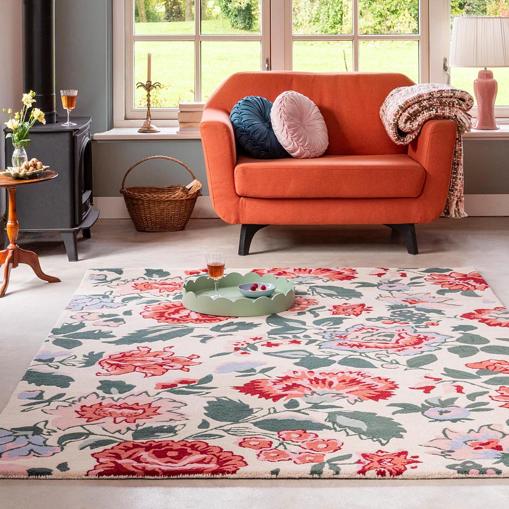 Wendling Floral Rug | Size: 170 × 240 cm