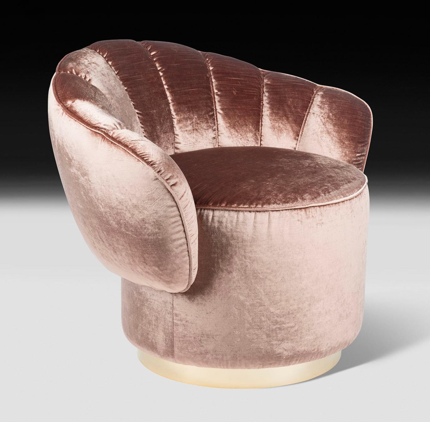 Kidman Blush Italian Armchair