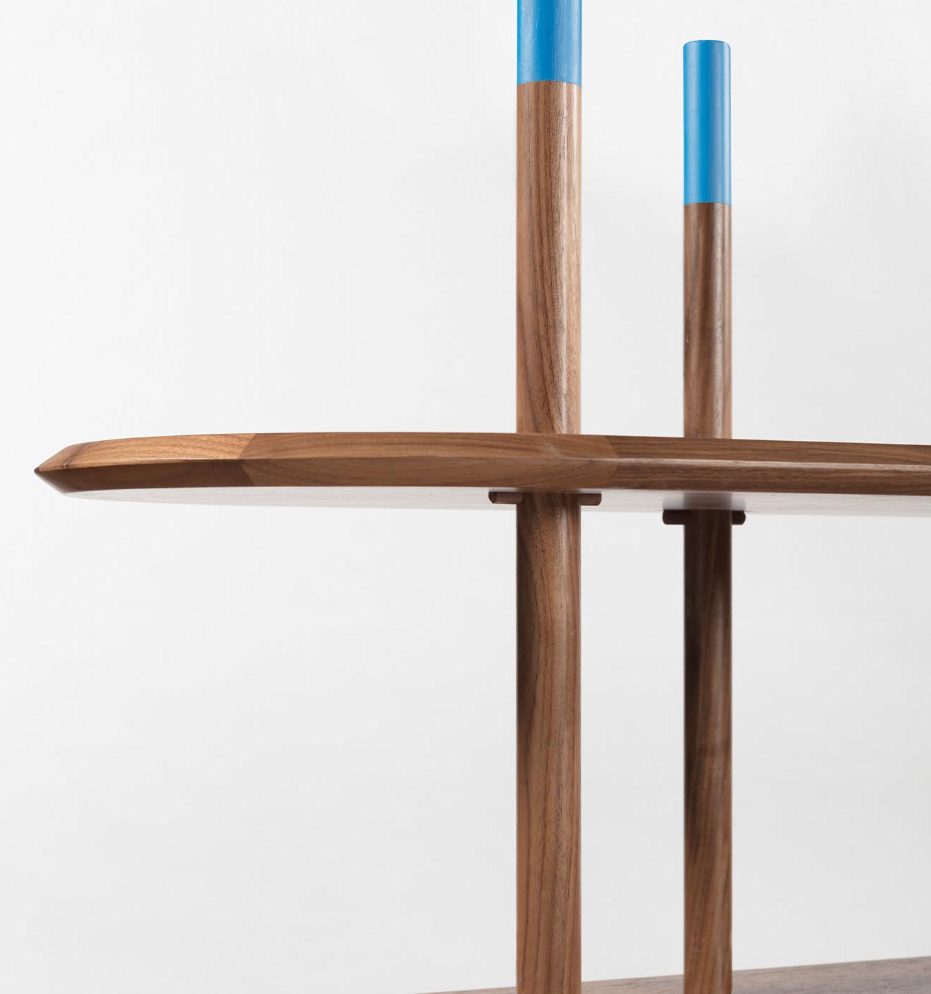 Modern Walnut Bookcase
