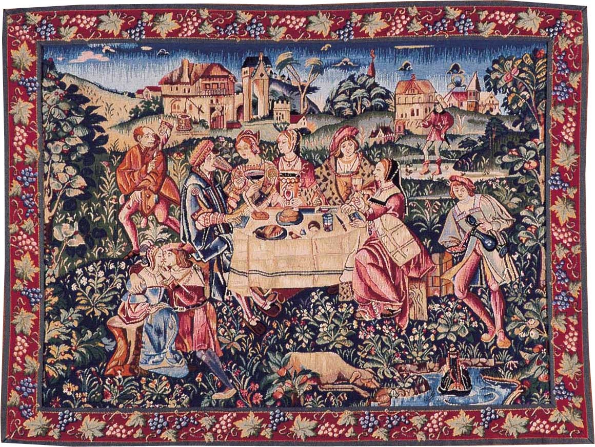 The Afternoon Tea Tapestry | Size: 75 × 100 cm
