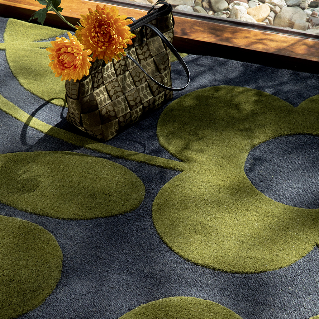 Sprig Stem Marine Rug