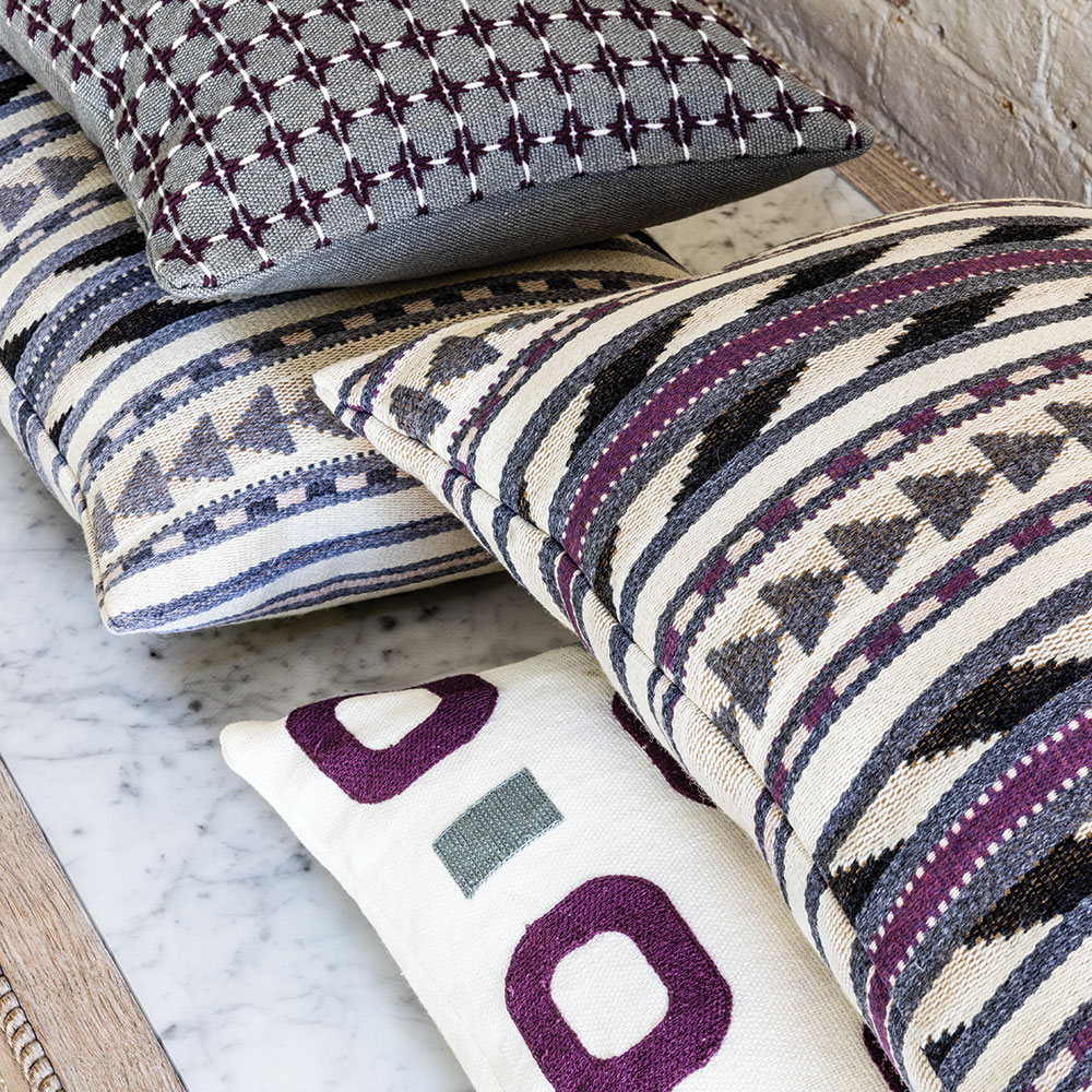 Maliana Aubergine Cushion