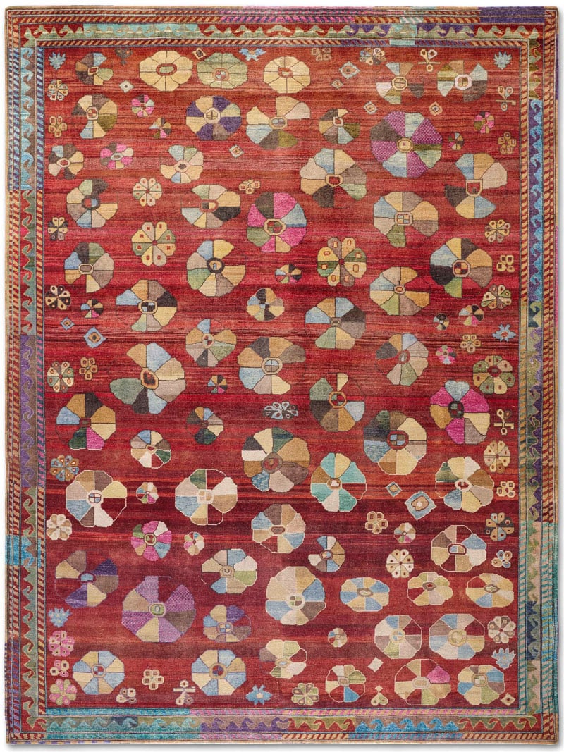 Original Natural Red Rug