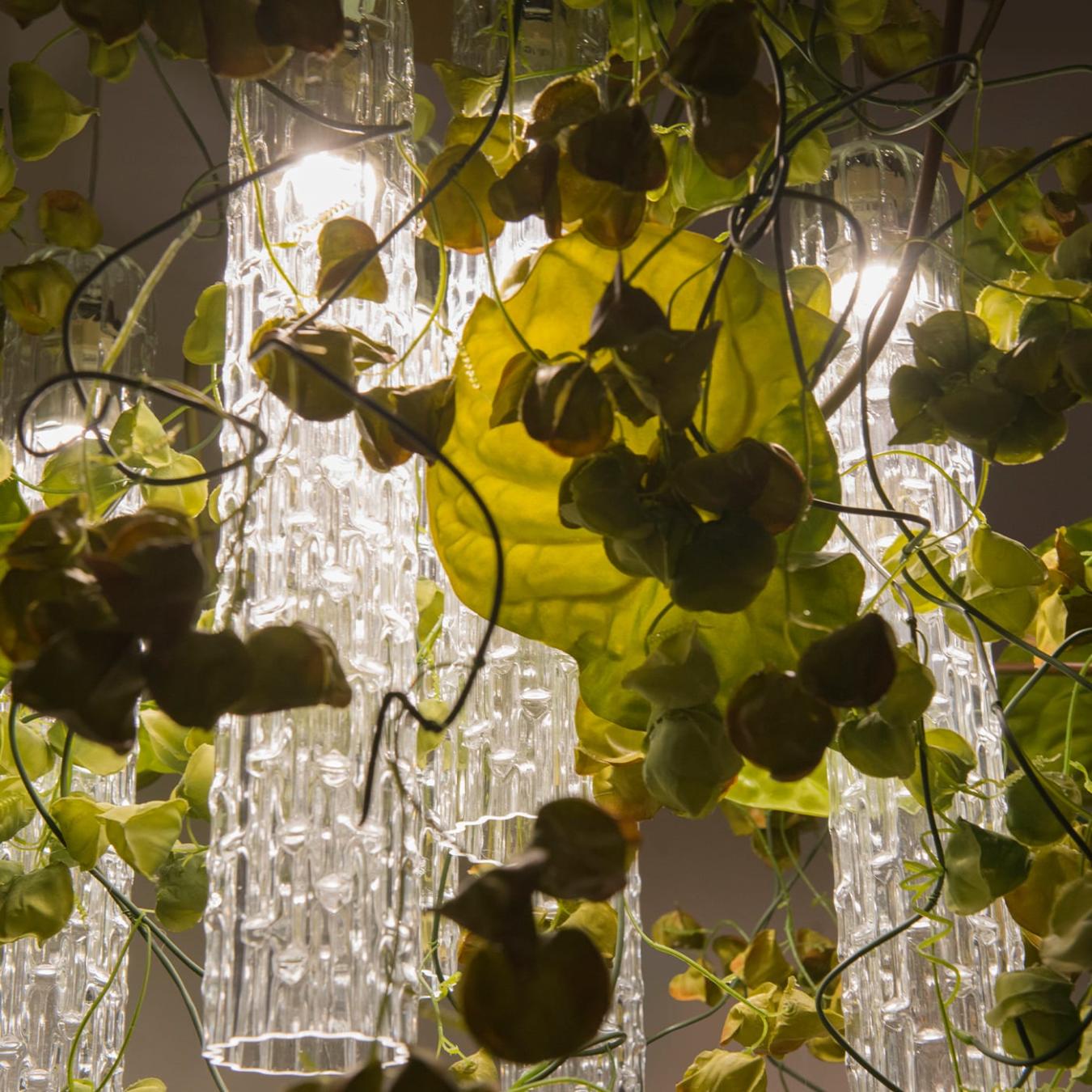 Physalis Anthurium Handcrafted Chandelier
