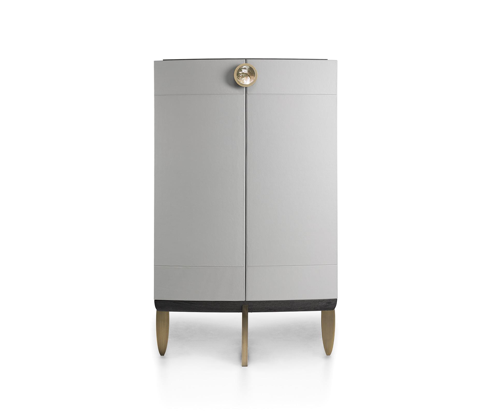 Pearl & Bronze Bar Cabinet