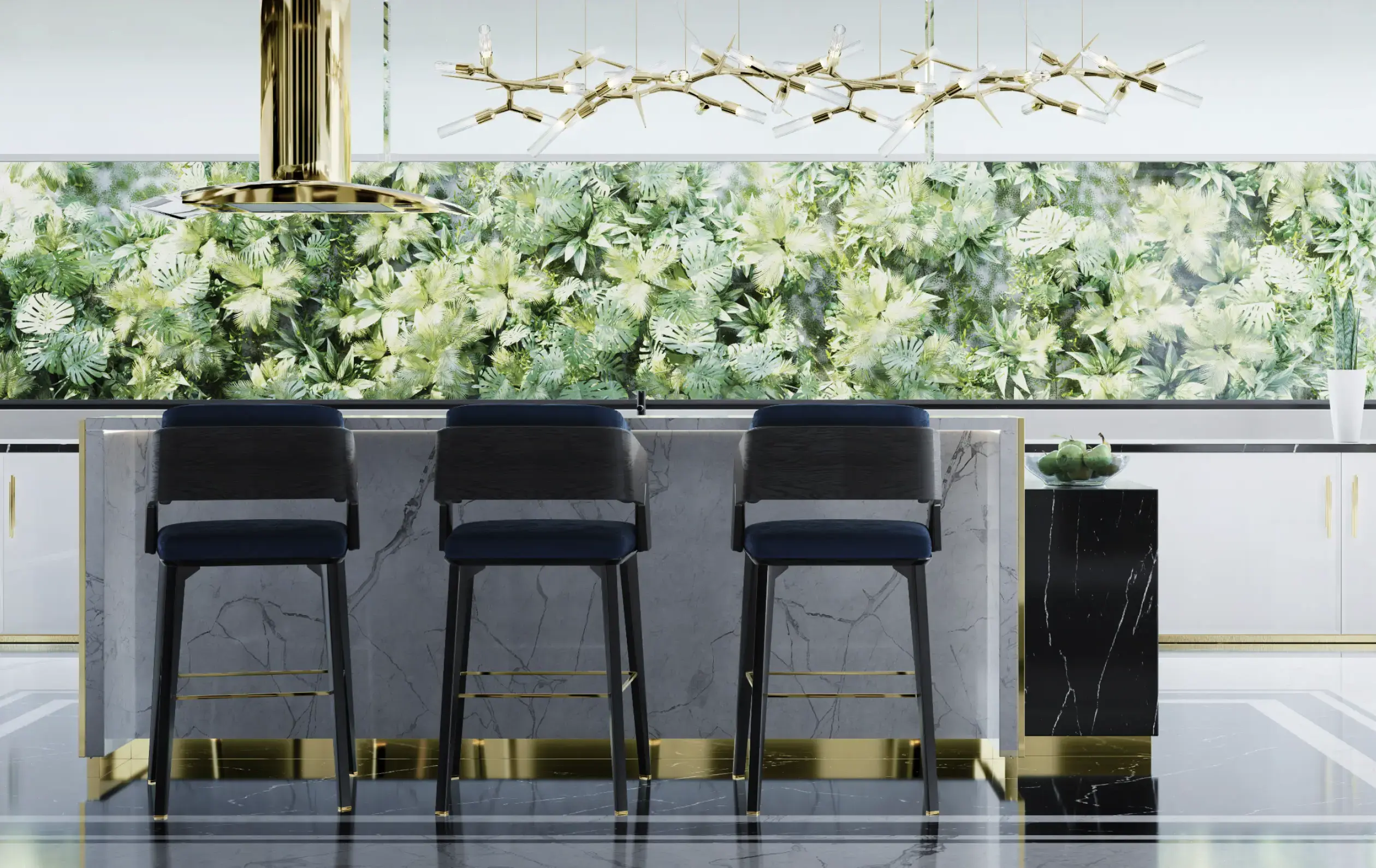 Crown Bar Chair - 1