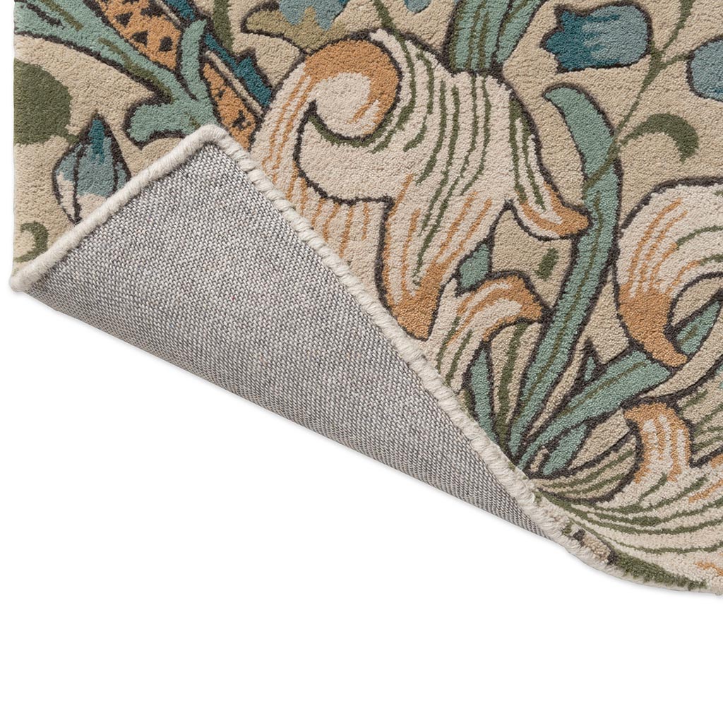 Golden Lily Green Red Luxury Rug | Size: 250 × 350 cm